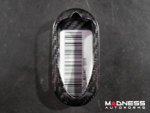 Alfa Romeo 4C Key Fob Cover - Carbon Fiber - Italian Racing Stripe Design